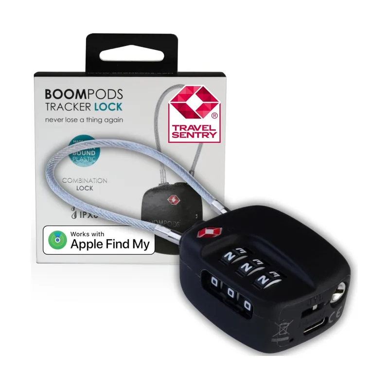 Boompods LOCK TSA Bag Tracker Universal