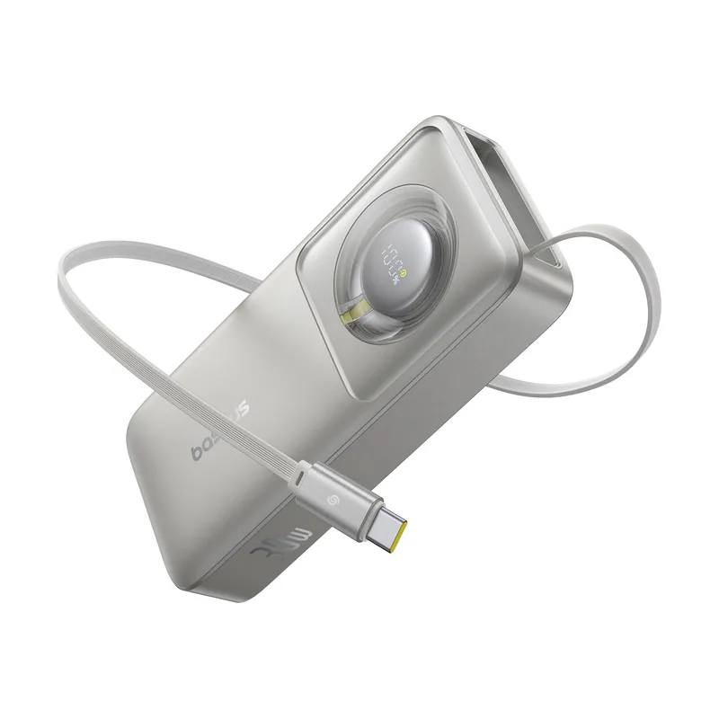 Baseus Power bank retractcable 10kmah