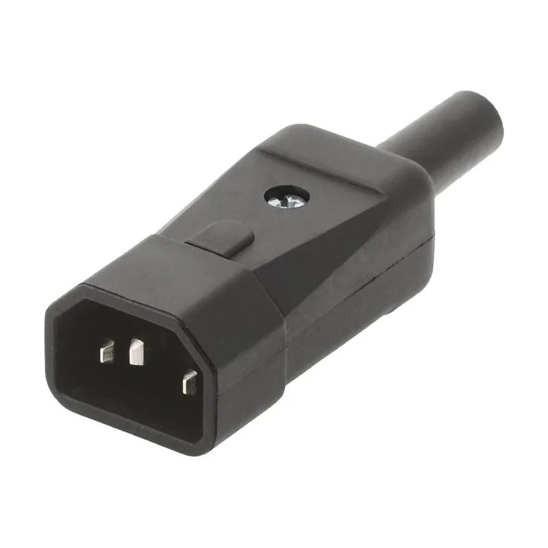 Bachmann Son kaltgerätestecker sw