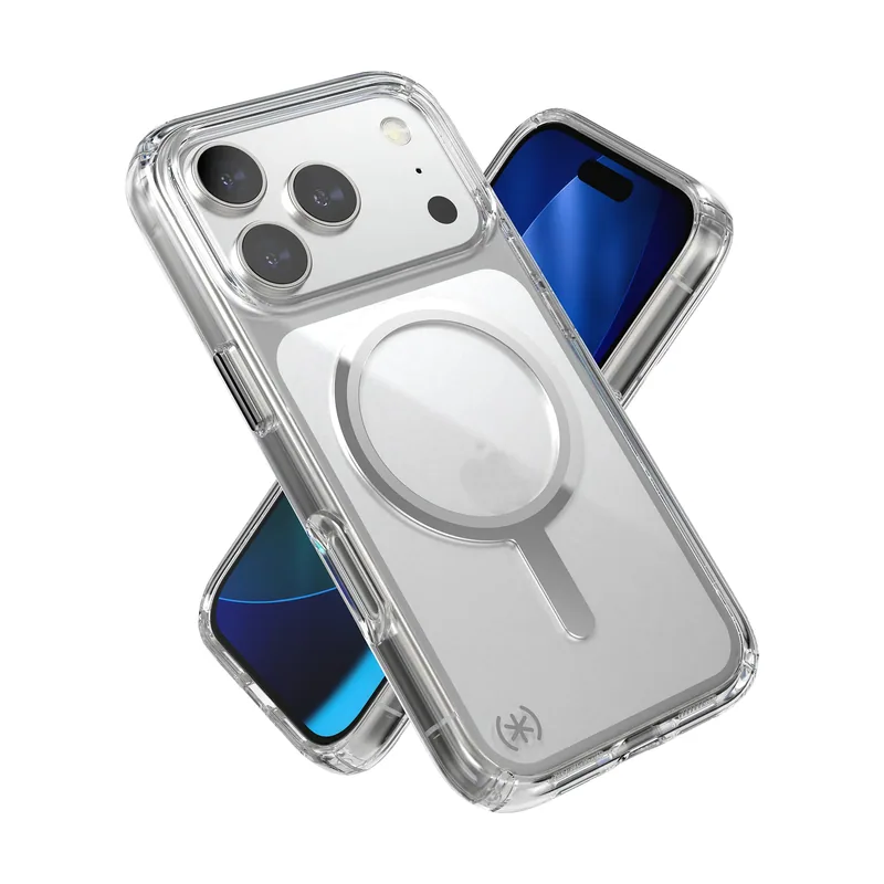 Speck iPhone 17 Pro Presidio Clear con MagSafe