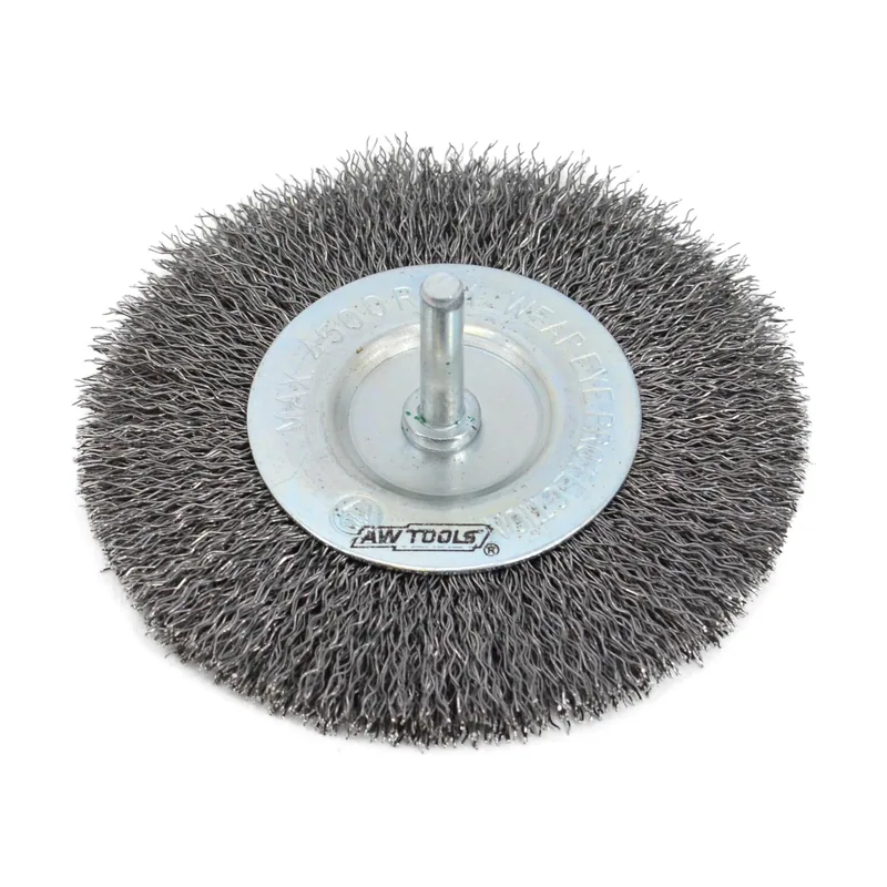 Awtools Cepillo de disco con vástago 115 mm