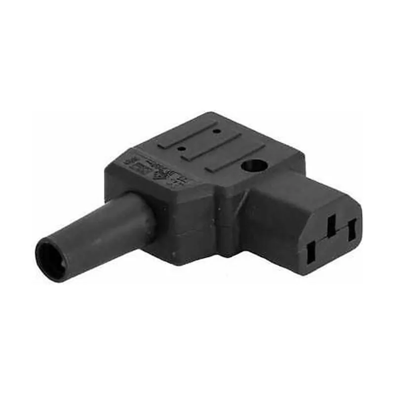 Kaltgertekupplung iec320 c13 rechtsgewinkelt 10a/250vac