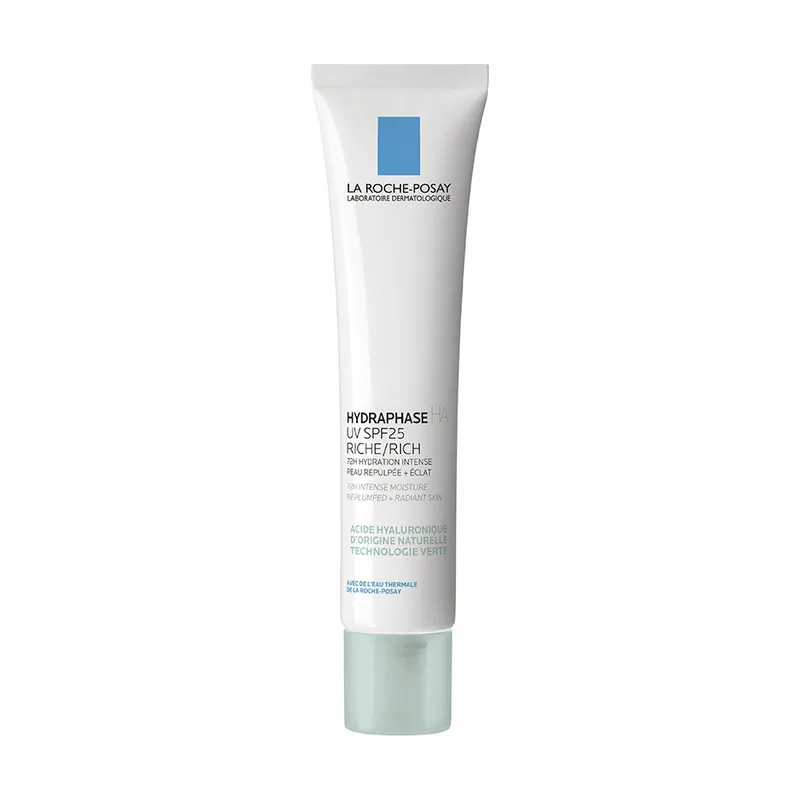 La Roche-Posay HYDRAPHASE HA UV RICA hidrata y protege contra los rayos UV con ácido hialurónico SPF25 40 ml