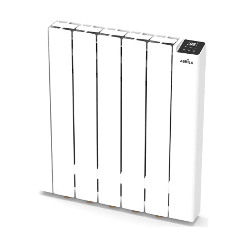 Abrila Emisor termico c/fluido city blanco 1000w contr.wifi termostato.temporizador.prog.7d.proteccion. sobrecalentam.58x56x8cm