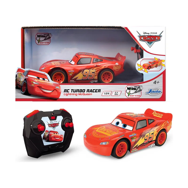 Dickie Toys Cars Coche Rayo Mc Queen Turbo Racer Control Remoto