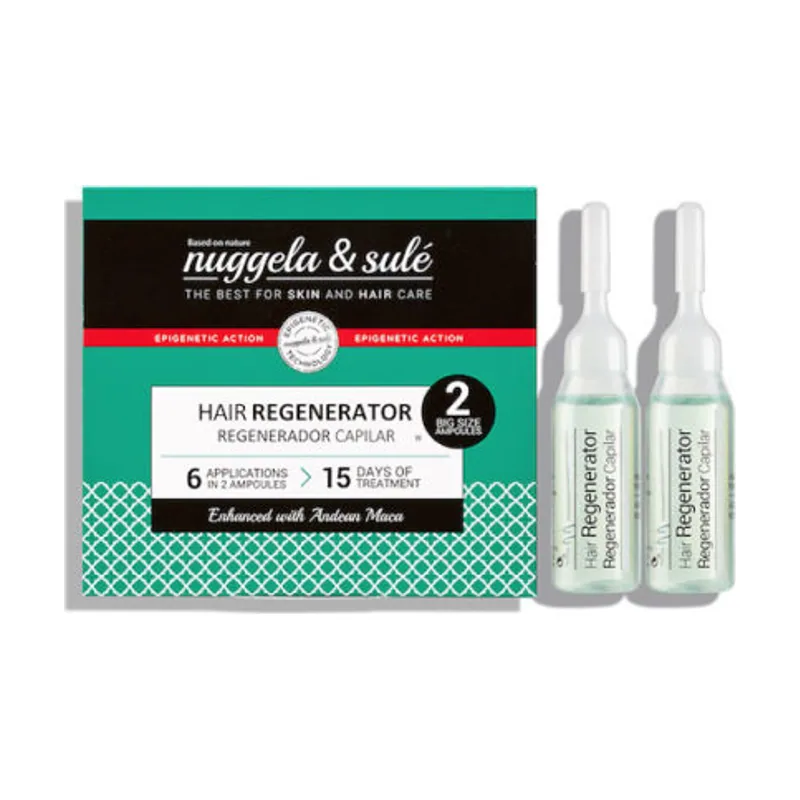 Ampollas Regeneradoras. Aumenta la densidad de cabellos y su grosor. Especial para zonas despobladas. 2 x