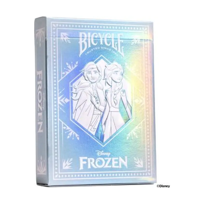 Naipes heraclio fournier Bicycle Frozen Blue Baraja de Cartas para coleccionistas y Fans de la pelicula de Disney