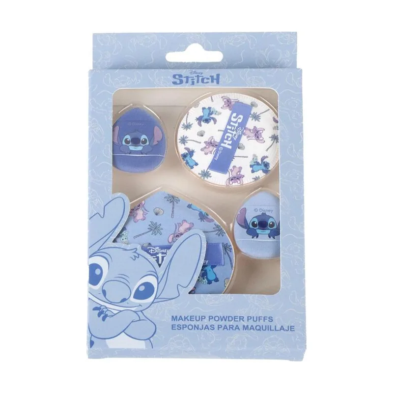 Esponja Maquillaje Stitch Disney Beauty Blender con Borlas