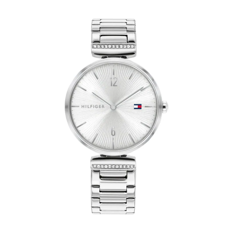 Tommy Hilfiger Reloj Analógico de Cuarzo para Mujer con Correa en