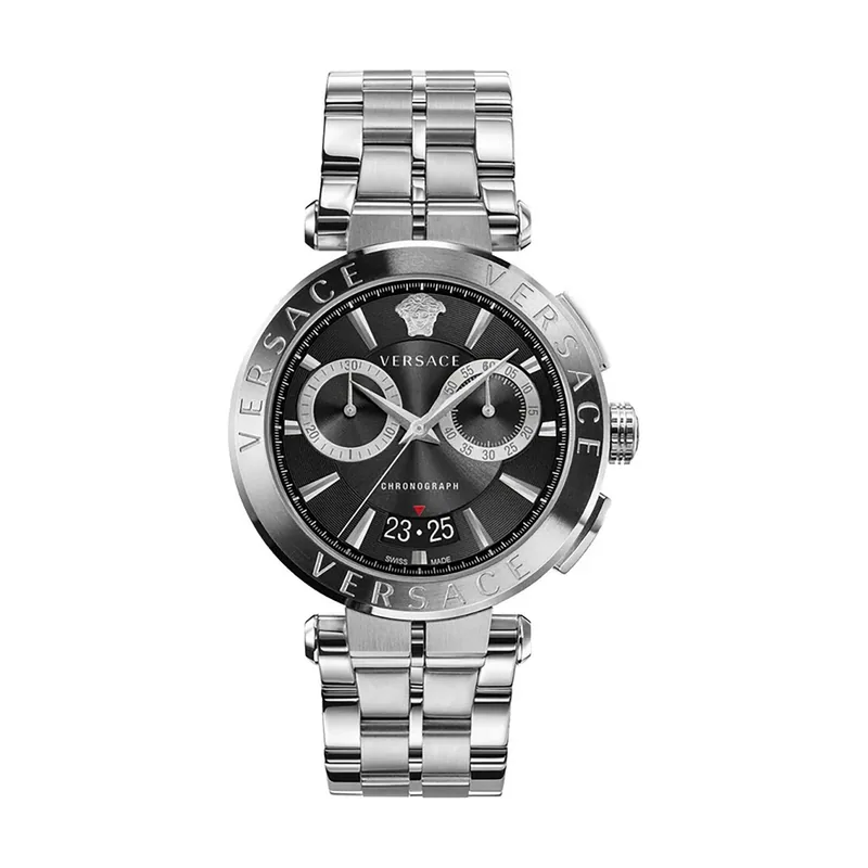 Versace VE1D02623 correa Gris plata Dial Metal
