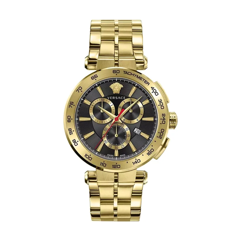 Versace VE6CA0623 correa Oro amarillo Dial Metal