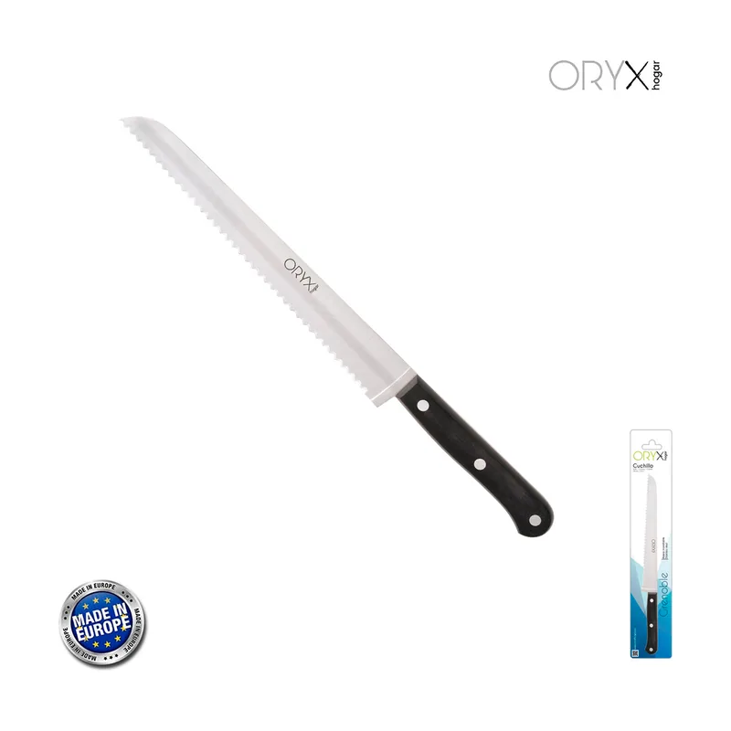 Oryx Cuchillo Grenoble Panero Hoja Acero Inoxidable 20 cm.