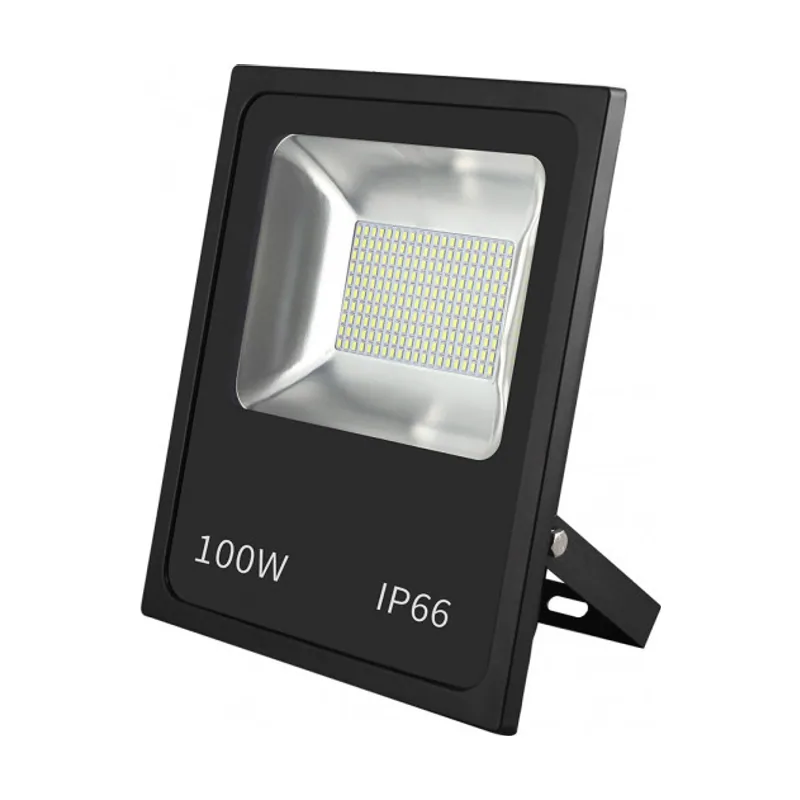Abrila led smd dacita 100w 6500k negro 9000lm 120º ip66 35,5x28,5x6,5 cm