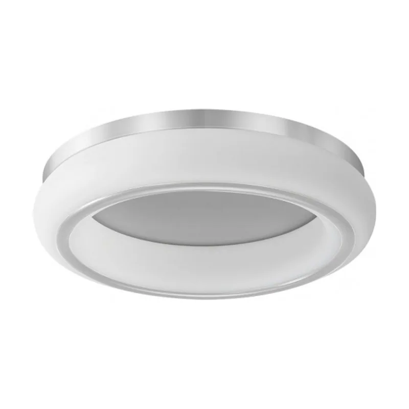 Abrila Plafon paris 48w 3000-4000-6500k blanco/plata 4080 lm 12x55x55 cm c/remoto