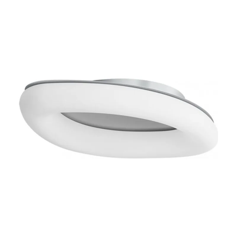 Abrila Plafon paris 60w 3000-4000-6500k blanco/plata 5100 lm 12x73x47 cm c/remoto