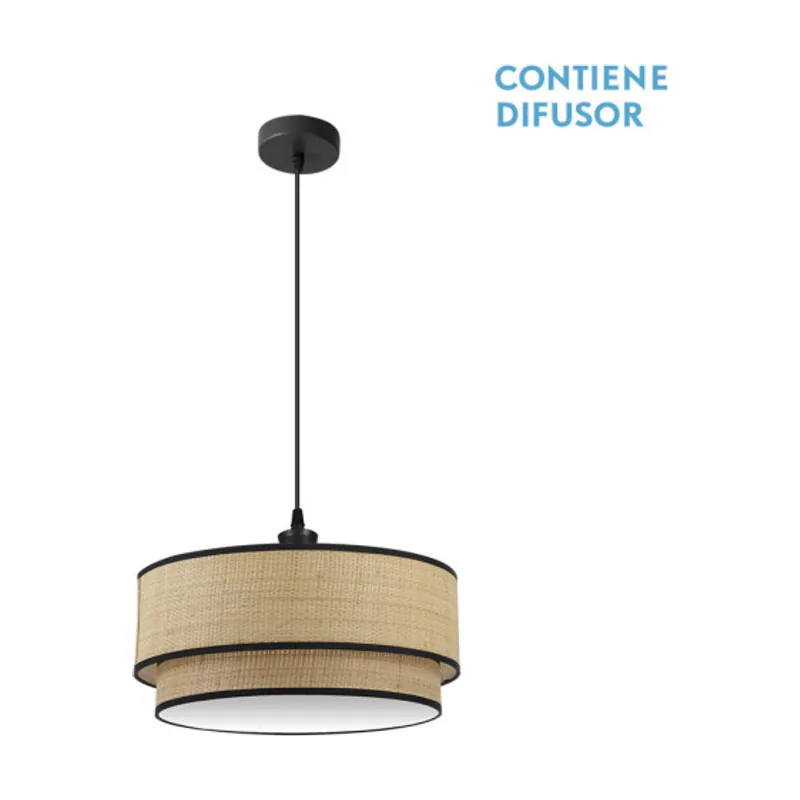 Abrila FABRILAMP Lampara Colgante De 2luces Modelo Roque