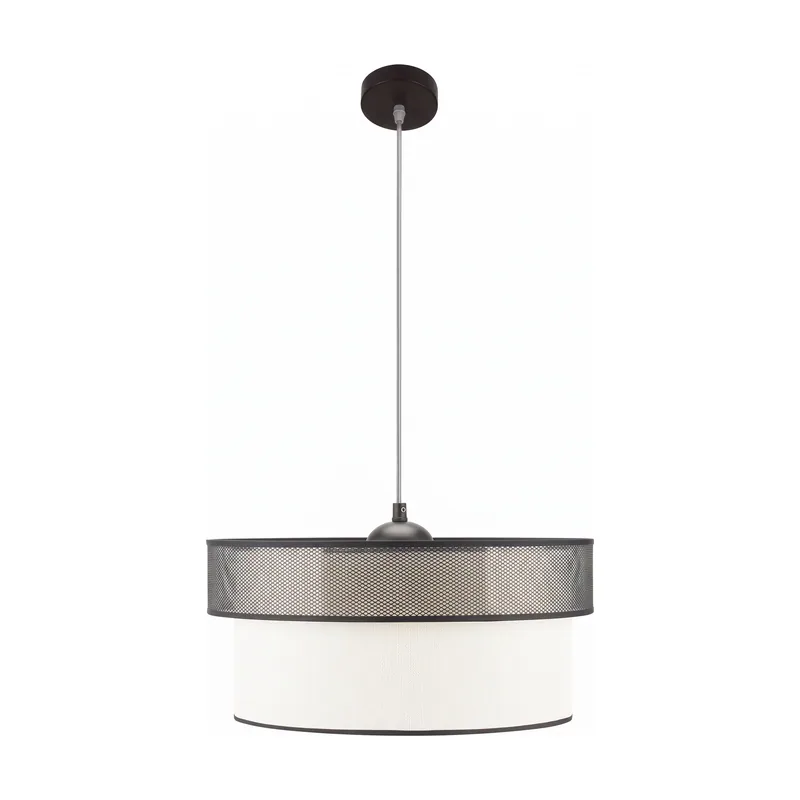 Abrila Colgante FELIX Negro/blanco 1 luz FABRILAMP
