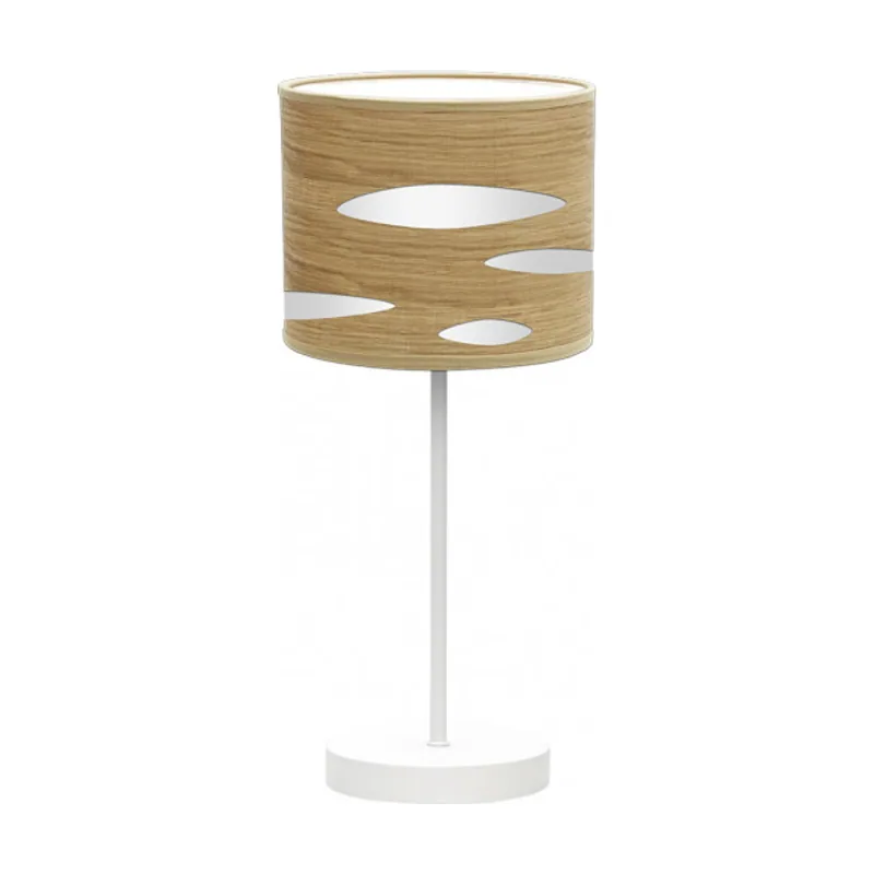 Abrila Odra 1xe14 Blanco/madera Clara 42x17x17 Cm marca FABRILAMP