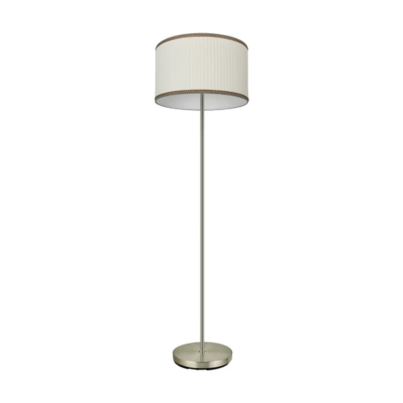 Abrila Pie Salon de pantalla bicolor Cuero/beis modelo Soprano FABRILAMP