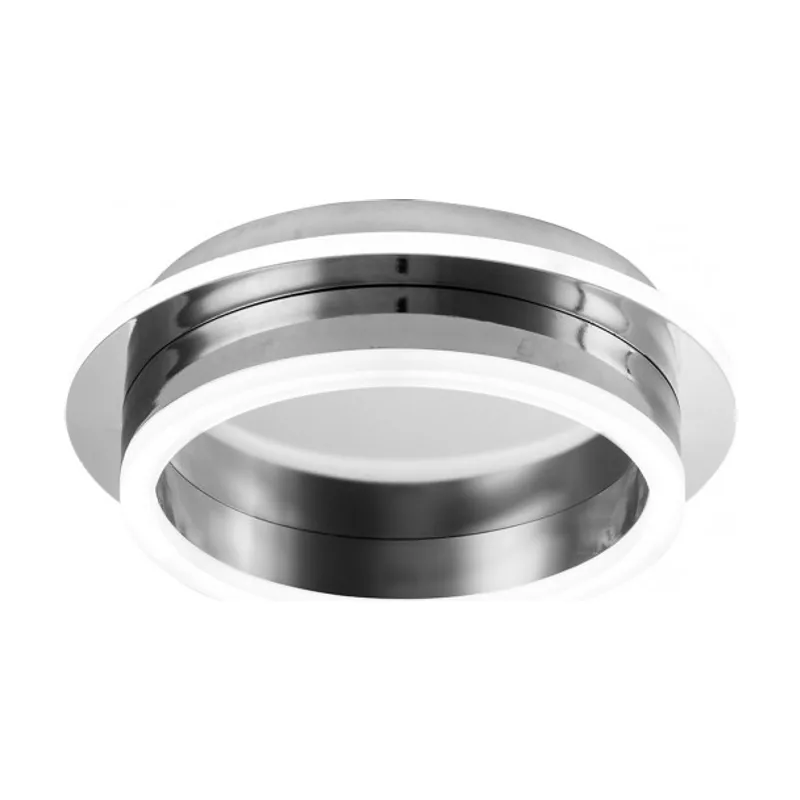 Abrila Plafon 30w 3000-4000-6000k elma cromo 7x24x24 cm 2850 lm c/memoria