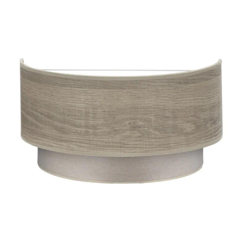 Abrila FABRILAMP Aplique Tania 1xe27 Madera Gris 15x30x16 Cm