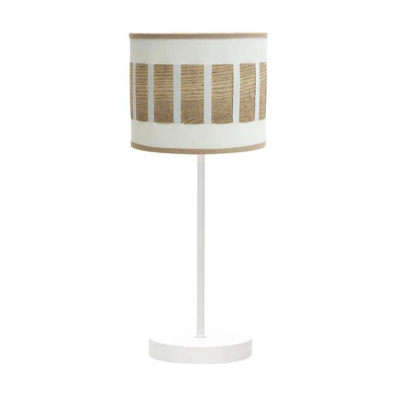 Abrila ivanna 1xe14 blanco/blanco-madera clara 43x17x17 cm
