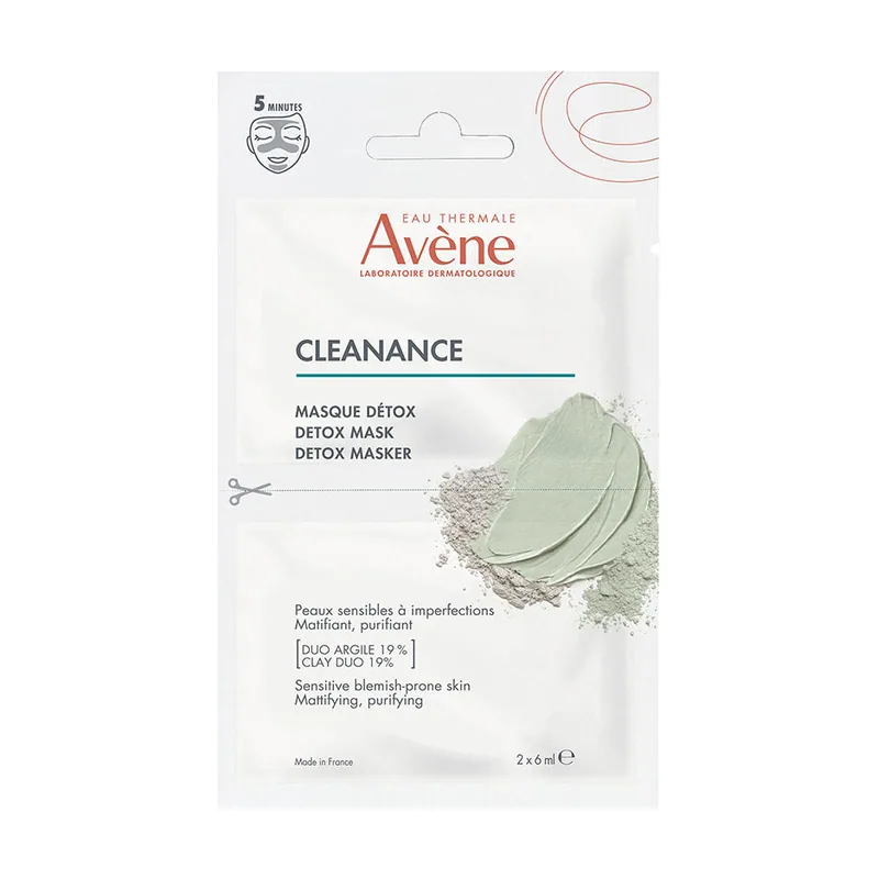 Avene CLEANANCE mascarilla detox 2 x 6 ml