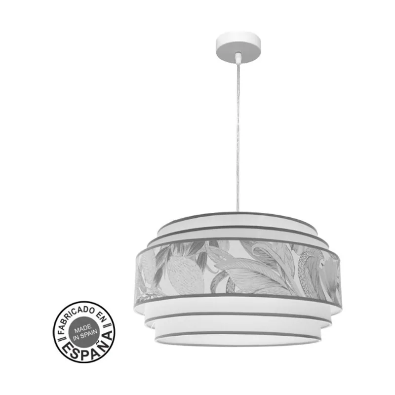 Abrila Colgante 3 Luces Modelo Camerun Ribete