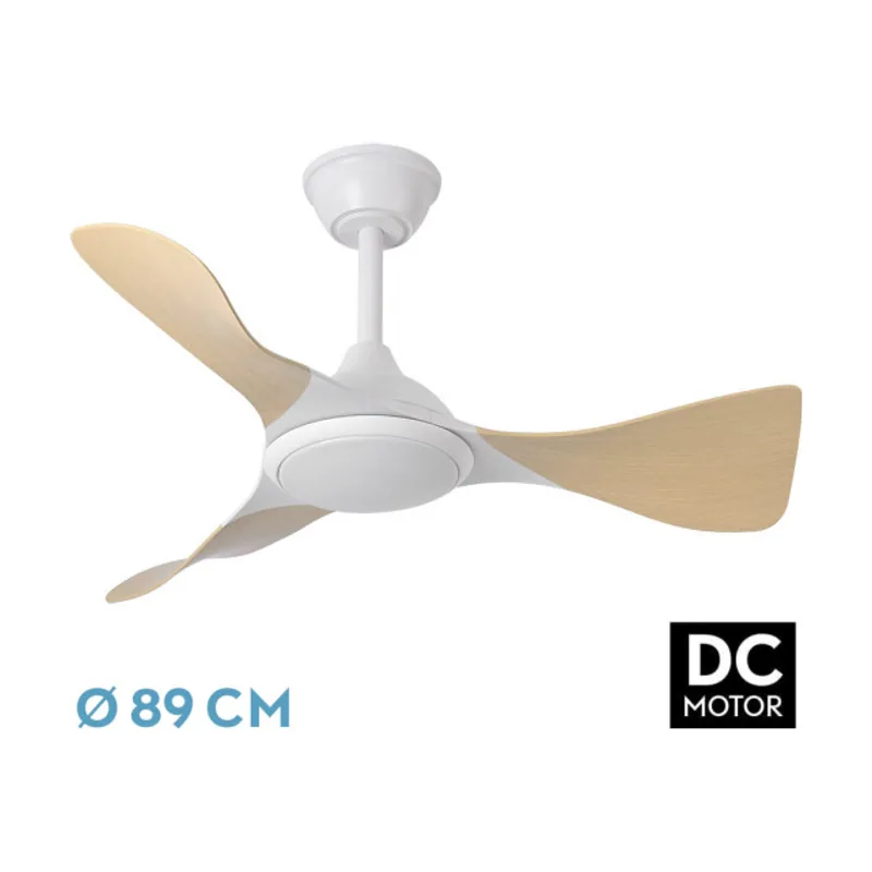 Abrila dc caiman 36w 3600lm bla/hay 89d 3aspas 6vel 3000-4500-6500k remoto+reg.intensidad+memoria+temporizador