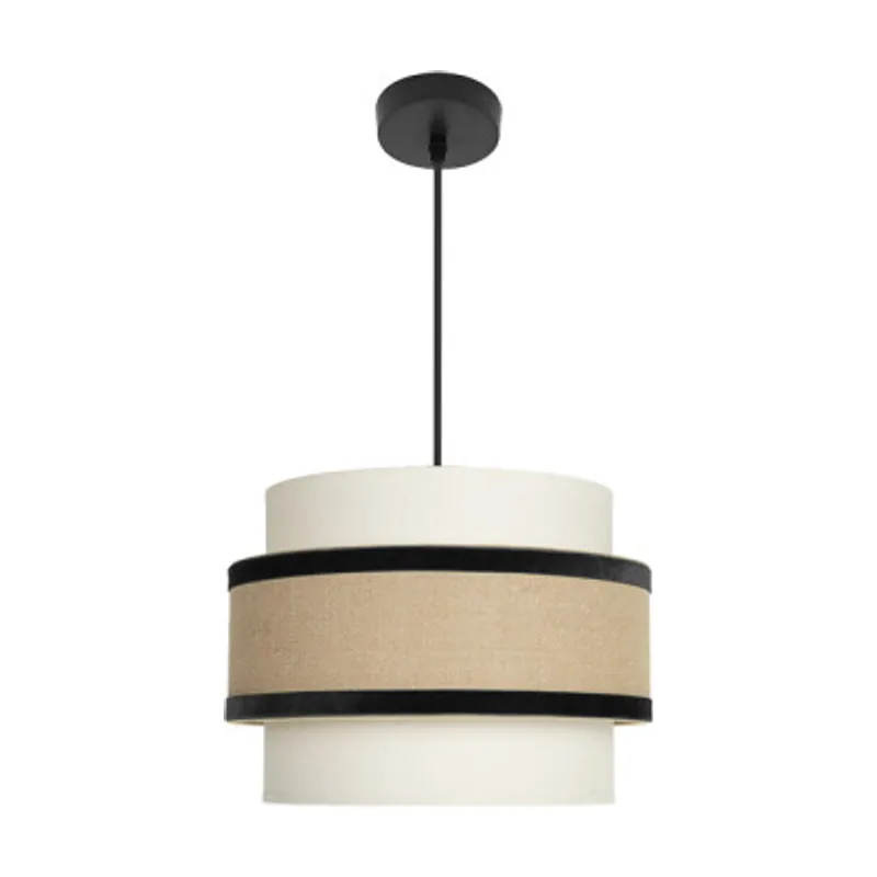 Abrila techo colgante Cornalina 1x27 Beis/negro 30d