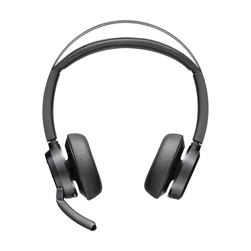 HP POLY Auriculares Voyager Focus 2 USB-C-C + adaptador USB-C/A + base de carga