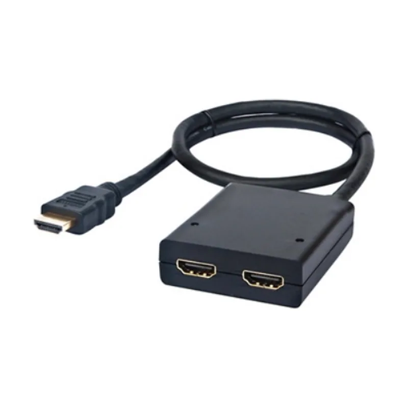 Nanocable HDMI Duplicador V1.3 1X2 CON ALIM. Y Pigtail 50 CM