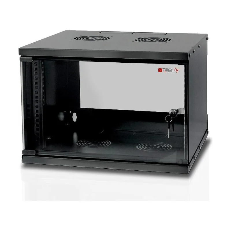 Techly I-CASE EL-1006B32 armario rack 6U Bastidor de pared