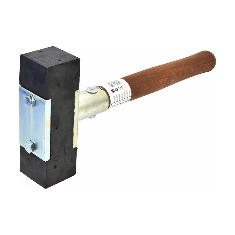 Awtools Martillo de Adoquinero 2,5kg con Goma Intercambiable de 34cm