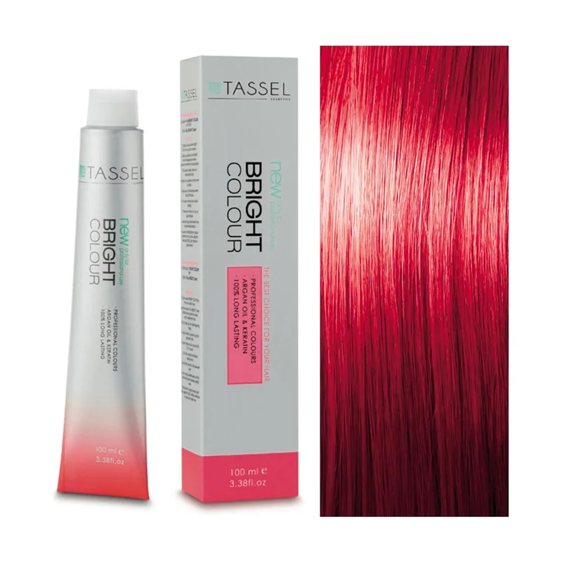 Eurostil Tassel Tinte Permanente Capilar Nº7.62 Rubio Medio Rojo Cereza
