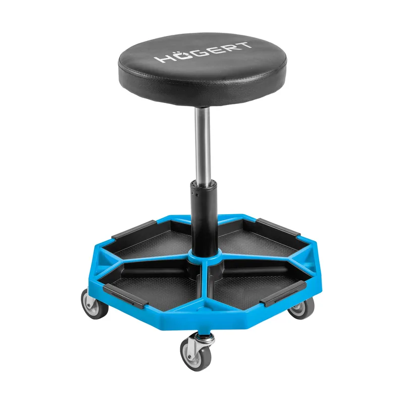 Högert Technik Taburete de Taller Ajustable