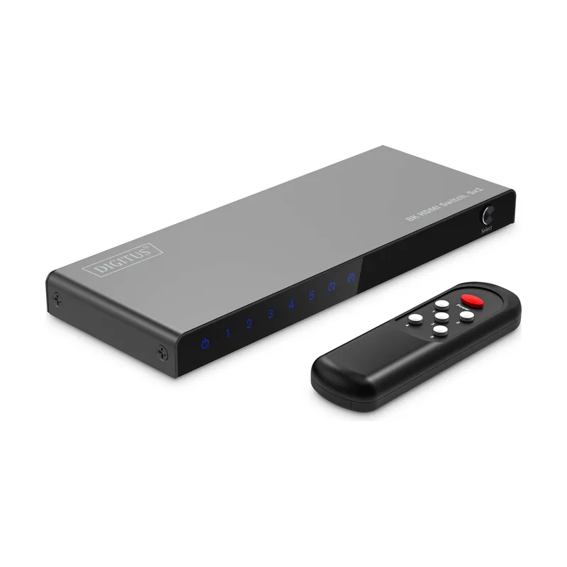 Digitus DS-55334 Conmutador HDMI 5x1-5 entradas 1 Salida