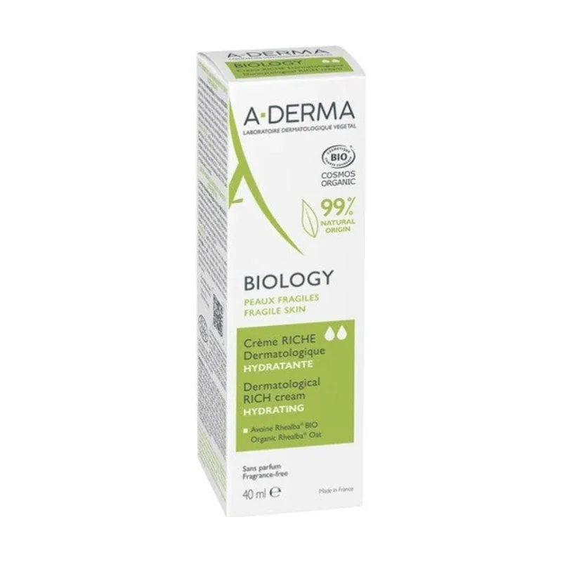 Ducray A-derma Biology Crema Rica Dermatológica Hidratante 40 Ml