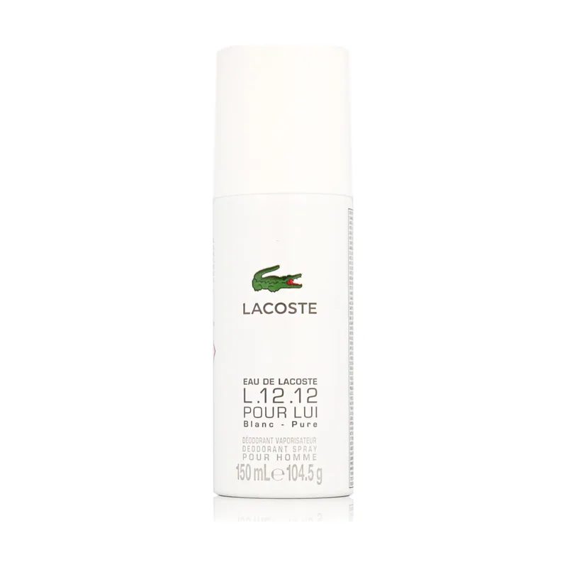 Desodorante en spray eau de lacoste l.12.12 blanc eau de lacoste l.12.12 blanc 150 ml