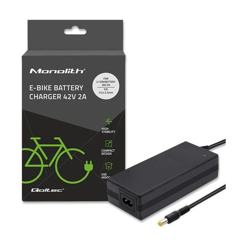 Qoltec 50761 cargador para baterías de bicicletas eléctricas 36v