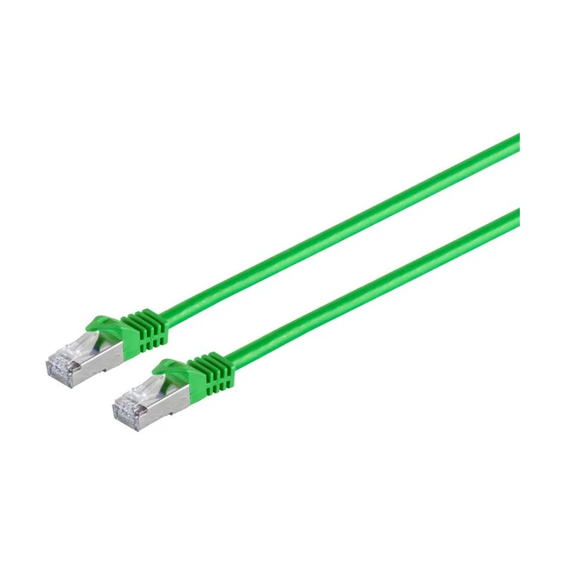 Microconnect SFTP70025G cable de red Verde 0,25 m Cat7 S/FTP S-STP