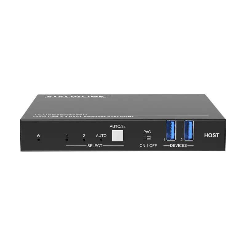Vivolink 100m USB 3.2 Gen1 Extender Over HDBT Host