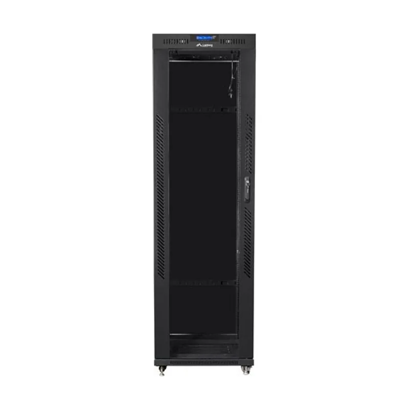 Lanberg Estante Independiente DE 19 Pulgadas Armario 42U 600X800 Puerta DE Vidrio