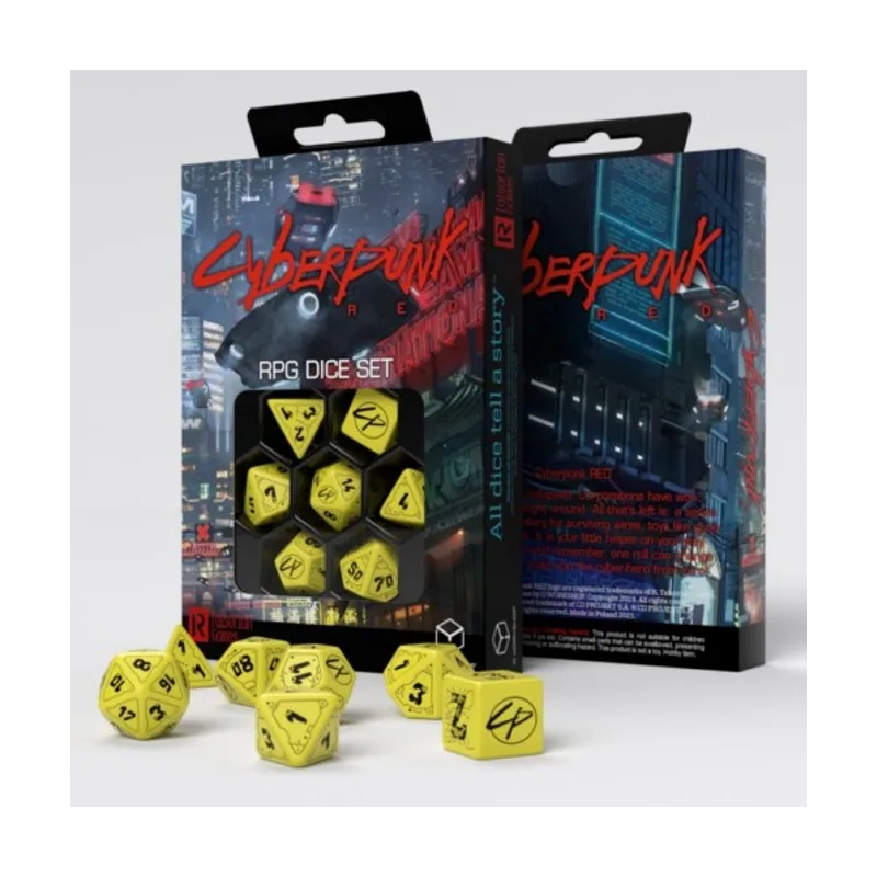 Q workshop Last level QW Set Dados Cyberpunk Danger Zone 7