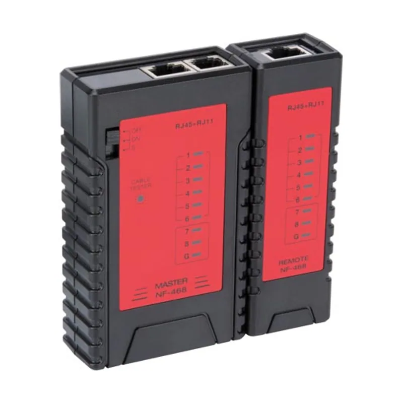 Velleman Probador de cable de red para cables Ethernet RJ45 y cables RJ11