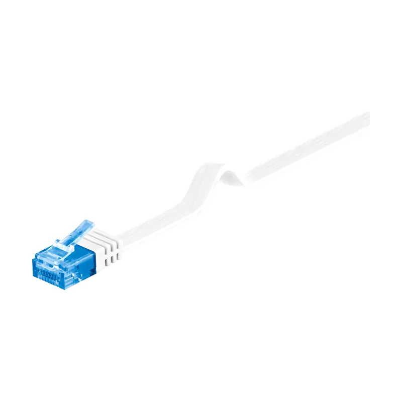 Microconnect V-UTP6A05W-FLAT cable de red Blanco 5 m Cat6a U/UTP UTP