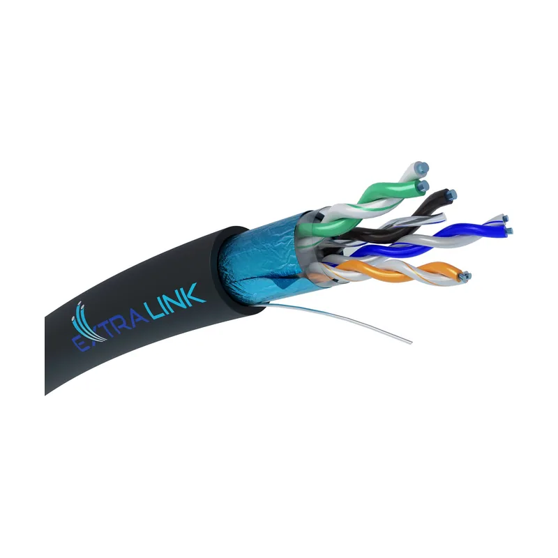 Extralink EX.17092 cable de red Negro 305 m Cat5e F/UTP FTP