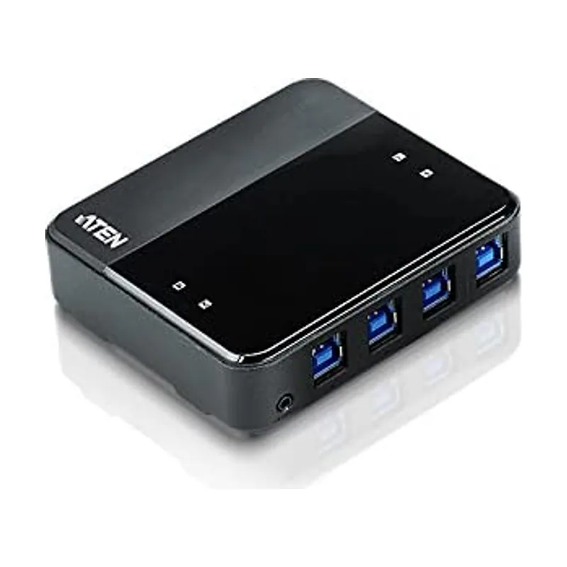 Aten Switch de periféricos USB 3.2 Gen1 de 4 x 4 puertos