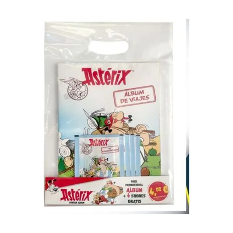 Panini Starter pack asterix 2023 stickers album + 4 sobres