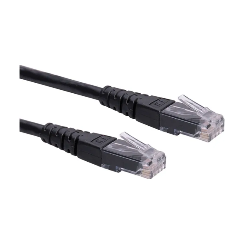 Roline 21.15.1565 cable de red Negro 5 m Cat6 U/UTP UTP
